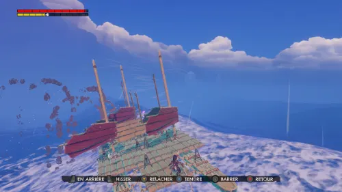 Certaines temp&ecirc;tes ont r&eacute;ussies &agrave; retourner mon bateau, heureusement je n'y perdais rien, &agrave; part un peu de temps &agrave; la nage pour retourner &agrave; mon embarcation.